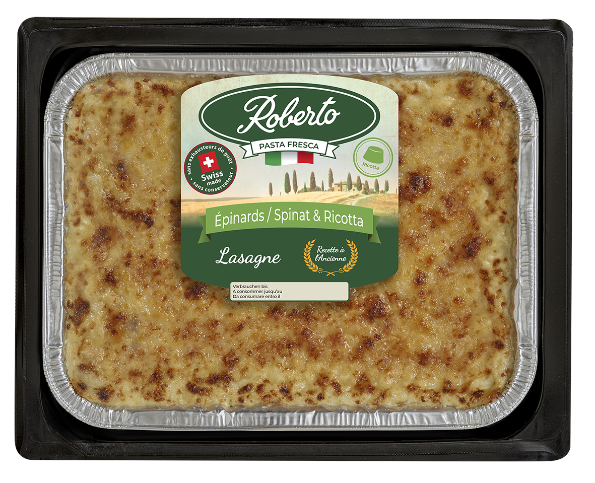 Spinach & Ricotta Lasagna Swiss Premium 950g Handmade Recipe · Meyrin pickup only