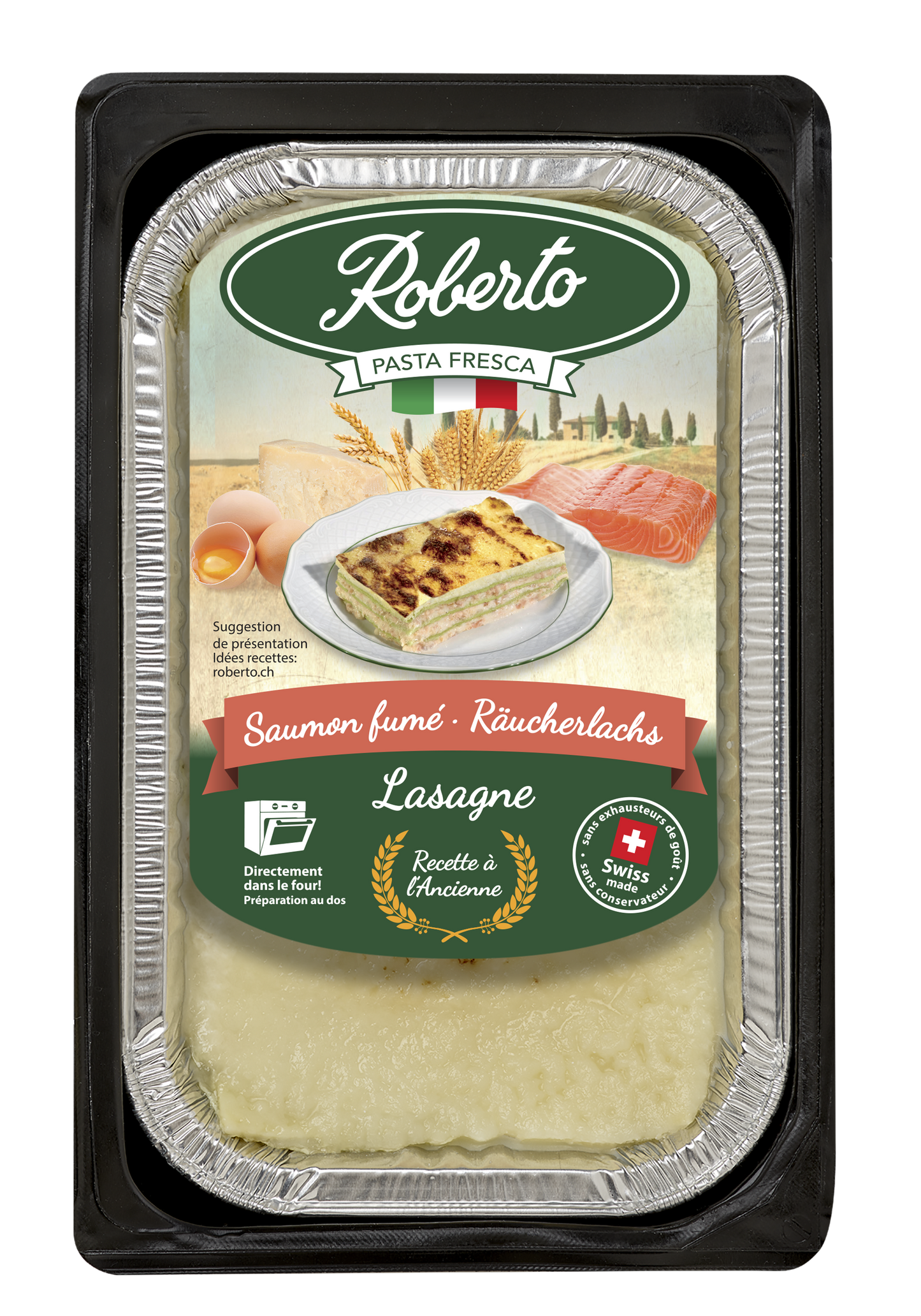 Frische Lachs-Lasagne 450g handgemacht / nur Abholung