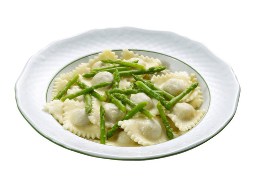 🍃 Ravioli blancs farcis aux asperges vertes – Recette saisonnière