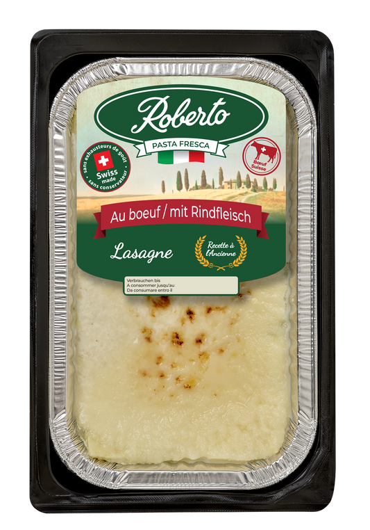 Premium Schweizer Rinderlasagne 450g Hausgemachtes Rezept / Nur Abholung