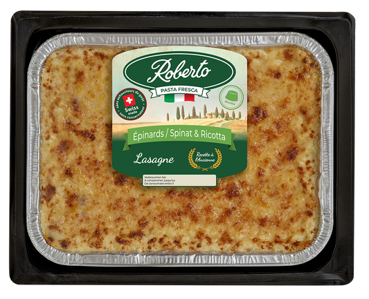Premium Spinat-Ricotta-Lasagne 950g Handgemachtes Rezept/Nur Abholung