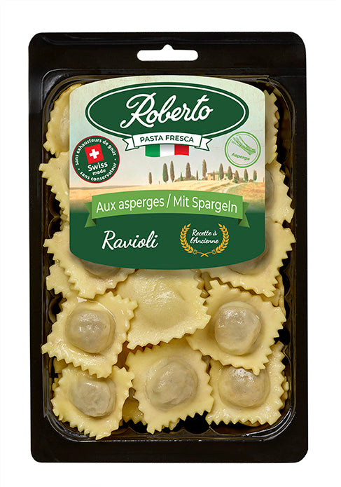 Ravioli aux asperges vertes – Roberto