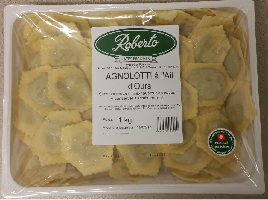 🌿 Agnolotti frais à l’ail des ours 1kg